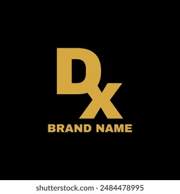 Dx letter business logo design