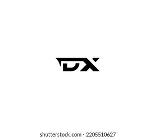 Dx Letter Logo Vector Template Abstract Monogram Symbol
