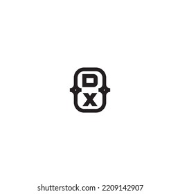 DX line bold concept in high quality professional design that will print well across any print media