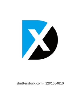 dx logo design , initial , generic , vector , icon