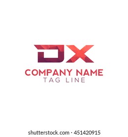 dx polygonal logo