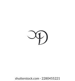 DX, XD, D AND X Abstract initial monogram letter alphabet logo design