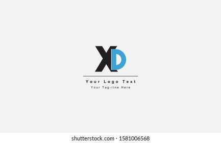 DX or XD letter logo. Unique attractive creative modern initial DX XD D X initial based letter icon logo