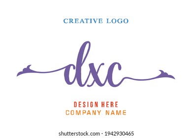 El logotipo de grabado DXC es sencillo, fácil de entender y autoritario