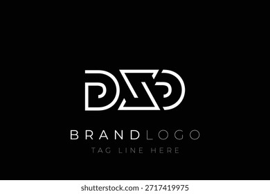Diseño de logotipo de carta abstracta DXD. Diseño moderno del logotipo del negocio con tipografía Abstractas y estilo contemporáneo
