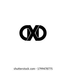 dxd letter original monogram logo design