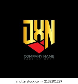 DXN initial modern logo design vector icon template