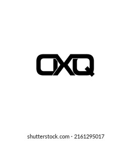 dxq letter original monogram logo design