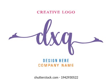 DXQ lettering logo is simple, easy to understand and authoritative