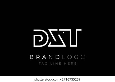 DXT abstract letter logo design. Modern Business Logo Design With Abstract Typography and Contemporary Style