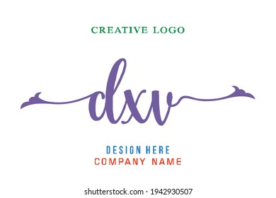 DXV lettering logo is simple, easy to understand and authoritative