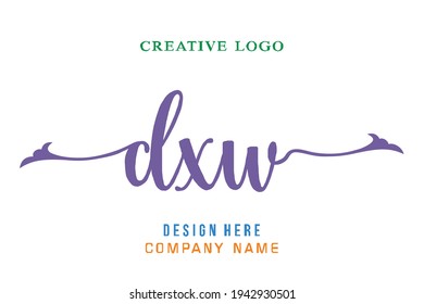 DXW lettering logo is simple, easy to understand and authoritative