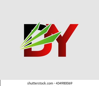 DY company linked letter logo
