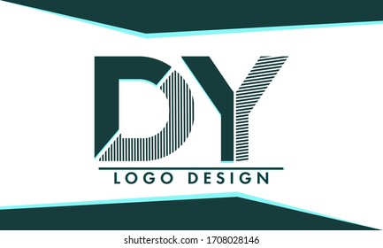 DY initial letter logo template vector icon design
