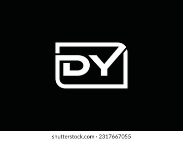 DY Letter Initial Logo Design And Vector Logo Design