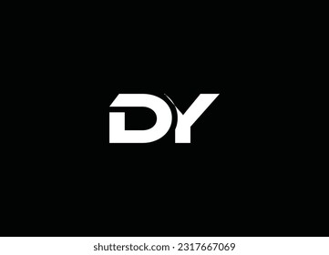 DY Letter Initial Logo Design And Vector Logo Design