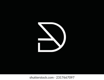 DY Letter Initial Logo Design And Vector Logo Design