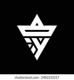 DY letter logo, letter with crown logo