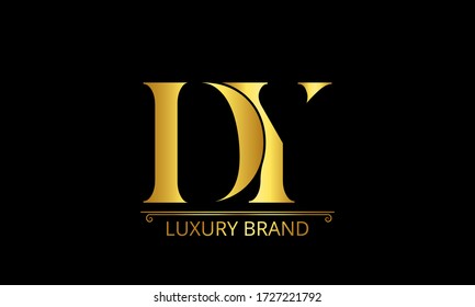 DY Letter Logo Design Template

