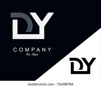 DY Letter Logo Design Template