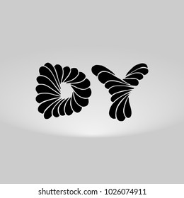 DY Logo, Decorative, Romantic