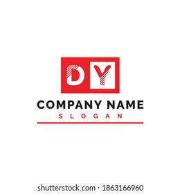 DY Logo Design. DY Letter Logo Vector Illustration - Vector