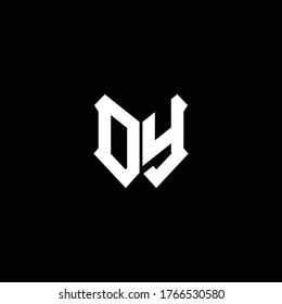 Ton-Logo-Monogramm mit Schildform-Design-Vorlage