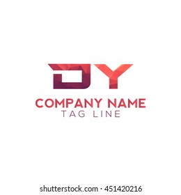 dy polygonal logo