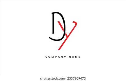 DY, YD Abstract Letters Logo Monogram