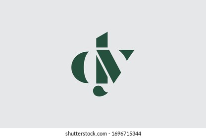 dy or yd and d or y Letter Initial Logo Design, Vector Template 