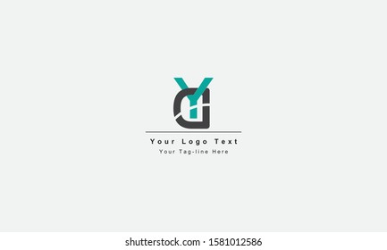 DY or YD letter logo. Unique attractive creative modern initial DY YD D Y initial based letter icon logo