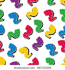 Dyad pattern in memphis style
