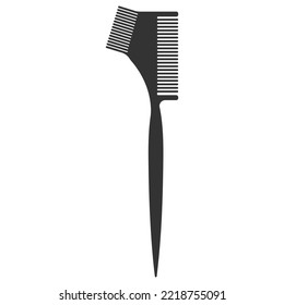 Dye Brush icon. Hair coloring brush. Vector Illustration