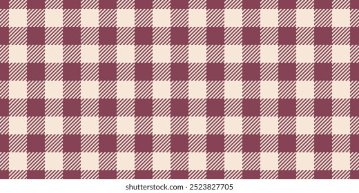 Teste de vetor têxtil de tinta, tecido de tartan de textura cruzada. Padrão de rascunho plano de fundo sem costura em vermelho e cores brancas antigas paleta.