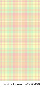 Dye vector seamless plaid, hanukkah check textile fabric. Underwear tartan texture pattern background in light color palette.