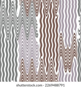 Dyed coastal stripes. Interior decorative weave texture on canvas. Structure vertical irregular artistic striped fabric design . Allover printed . Boho, dyed eclectic texture. Seamless pattern 