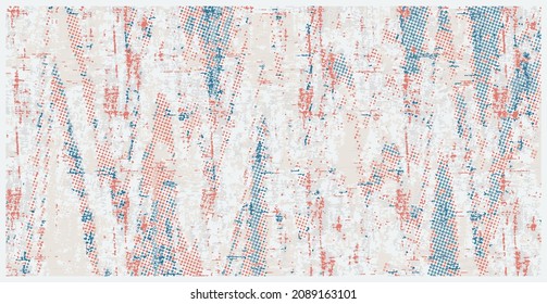 Dyed pattern, boho seamless vector texture background. Exotic lines on pastel stripes print illustration. Summer nature trendy print. Deep nature  paint lines. ink brush strokes pastel colors