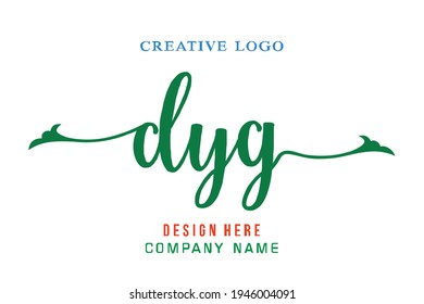 DYG lettering logo is simple, easy to understand and authoritative