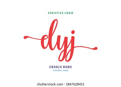 DYJ  lettering logo is simple, easy to understand and authoritative