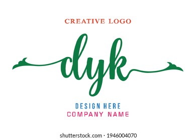 El logotipo de la inscripción DYK es sencillo, fácil de entender y autoritario