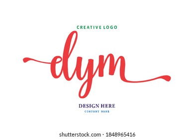 DYM lettering logo is simple, easy to understand and authoritative