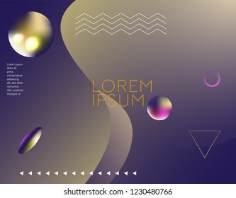 Dynamic 3D background with fluid shapes modern concept. minimal poster. ideal for banner, web, header, page, cover, billboard, brochure
