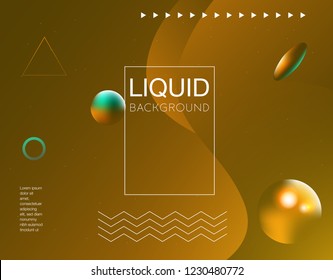 Dynamic 3D background with fluid shapes modern concept. minimal poster. ideal for banner, web, header, page, cover, billboard, brochure