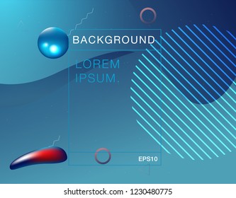 Dynamic 3D background with fluid shapes modern concept. minimal poster. ideal for banner, web, header, page, cover, billboard, brochure