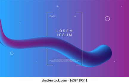 Dynamic 3D background with liquid shapes modern concept. minimal poster. ideal for banner, web, header, cover, billboard, brochure, social media, landing page.