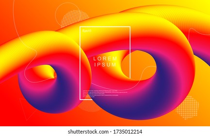 Dynamic 3D background with liquid shapes modern concept. minimal poster. ideal for banner, web, header, cover, billboard, brochure, social media, landing page.