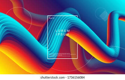 Dynamic 3D background with liquid shapes modern concept. minimal poster. ideal for banner, web, header, cover, billboard, brochure, social media, landing page.