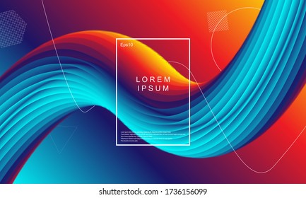 Dynamic 3D background with liquid shapes modern concept. minimal poster. ideal for banner, web, header, cover, billboard, brochure, social media, landing page.