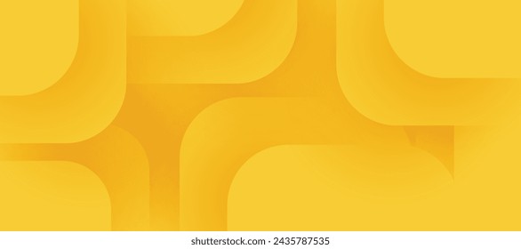 Dynamic 3D modern abstract yellow background, minimal paper background.