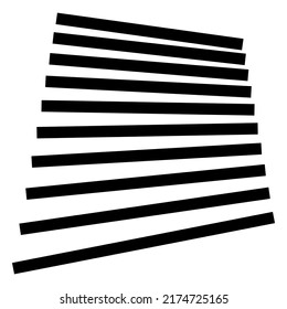 Líneas 3d dinámicas, tridimensionales, elementos de rayas